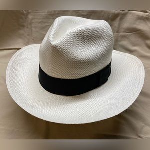 Toquilla Straw Panama Hat - measures 57 cm